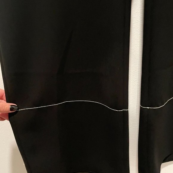 Zara Tie Belt Striped Wide Leg Pants - Picture 3 of 9